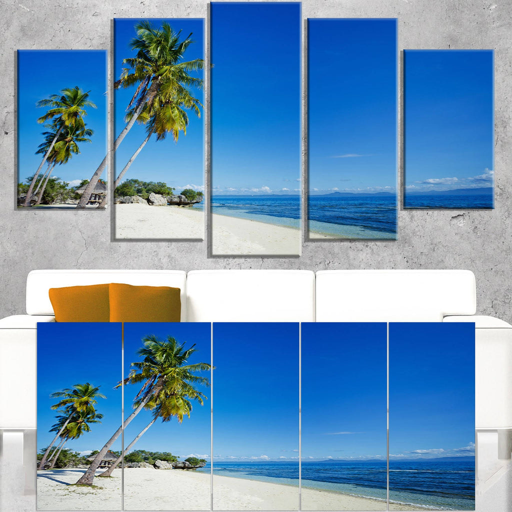 Canvas Artwork Print 60 in. Wide x 28 in. High 5 Equal Panels T45456
