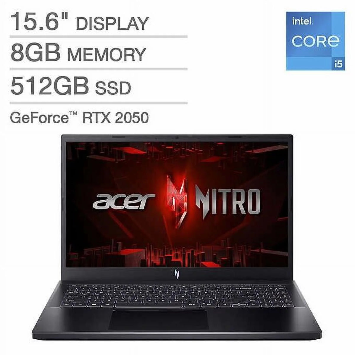 15.6" Gaming Laptop with 13th Gen Intel Core i5-13420H Processor C937