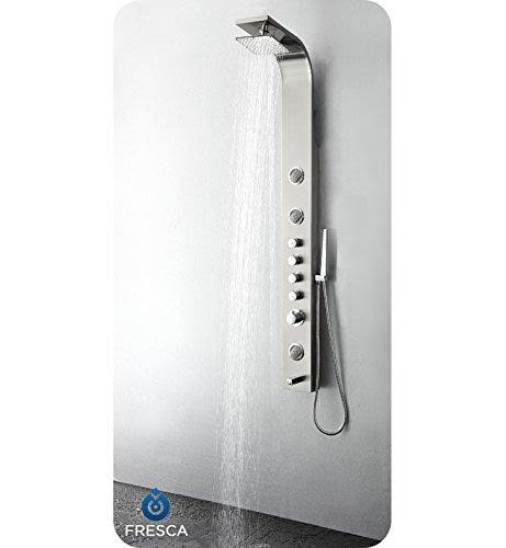 Stainless Steel Thermostatic Shower Massage Panel Q577134