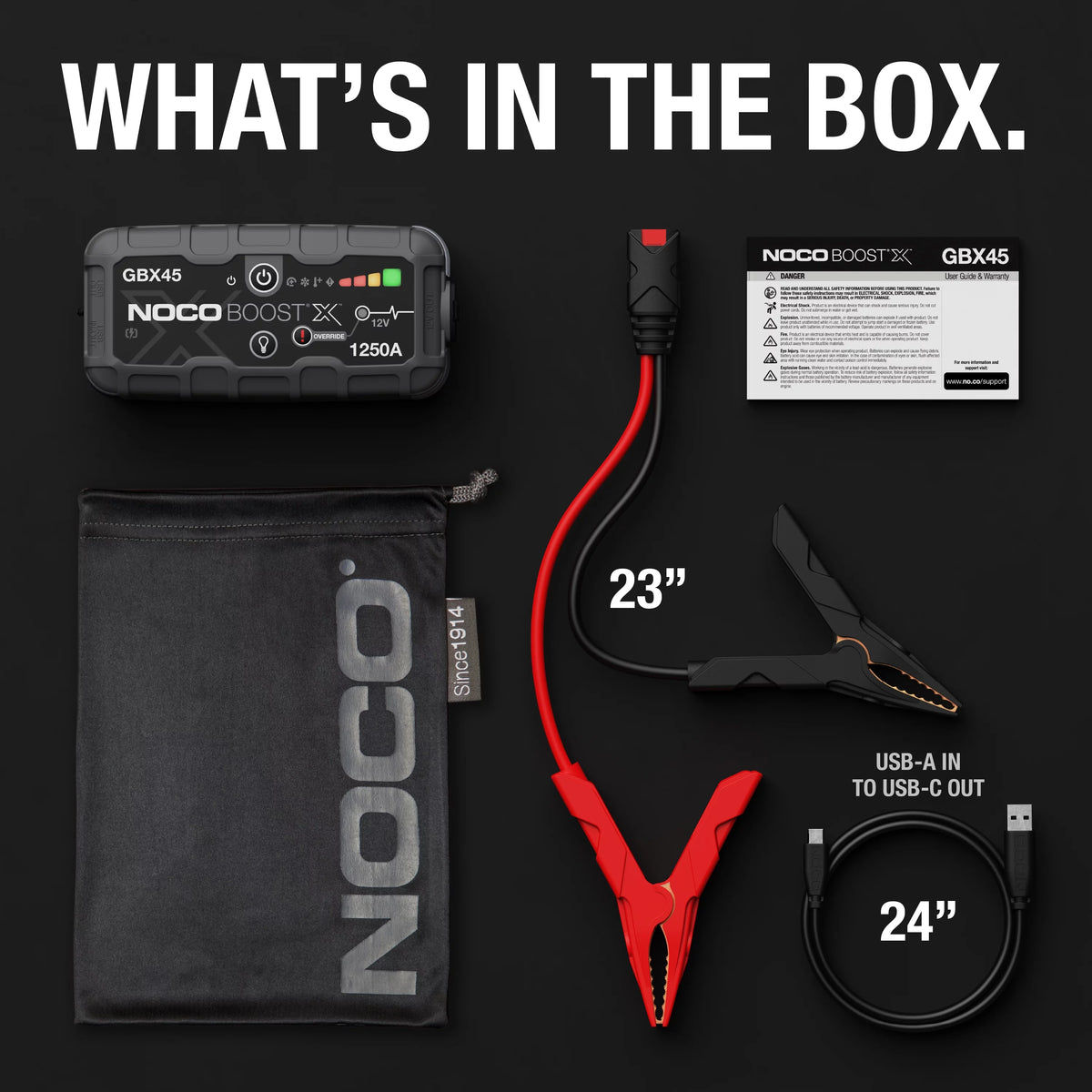 1250A 12V Portable Lithium Jump Starter B1742