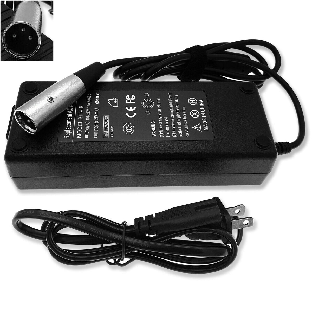 24V 4A 96W Electric Scooter Battery Charger C331