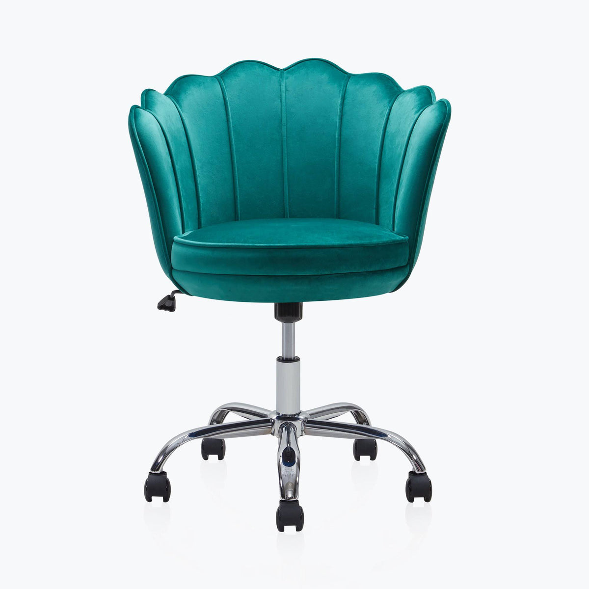 Blue Velvet Swivel Desk Chair H7132