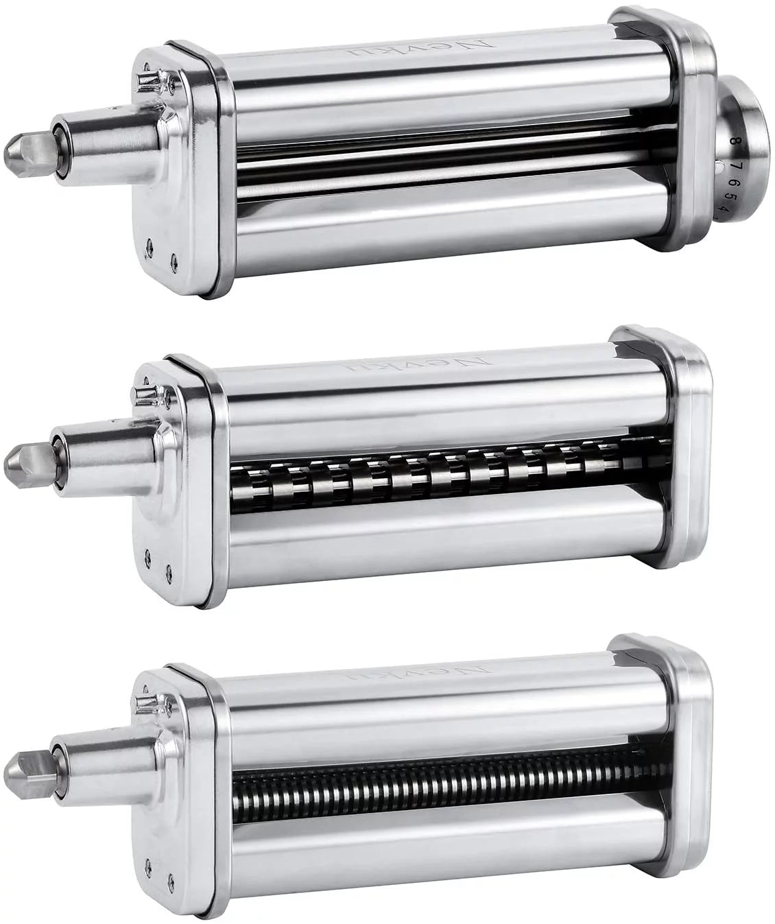 Pasta Maker Attachments Set including Pasta Sheet Roller Spaghetti Cutter Fettuccine Cutter Y975