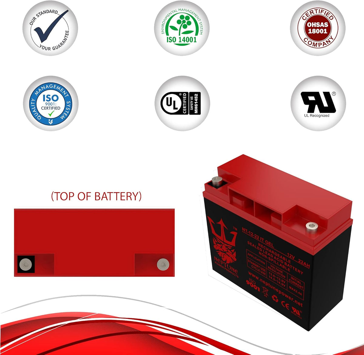 12V 22AH Gel Battery M833619