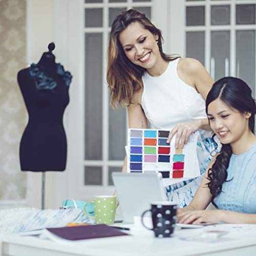 White Height Adjustable Female Dress Model Display Torso with Tripod Stand U555866