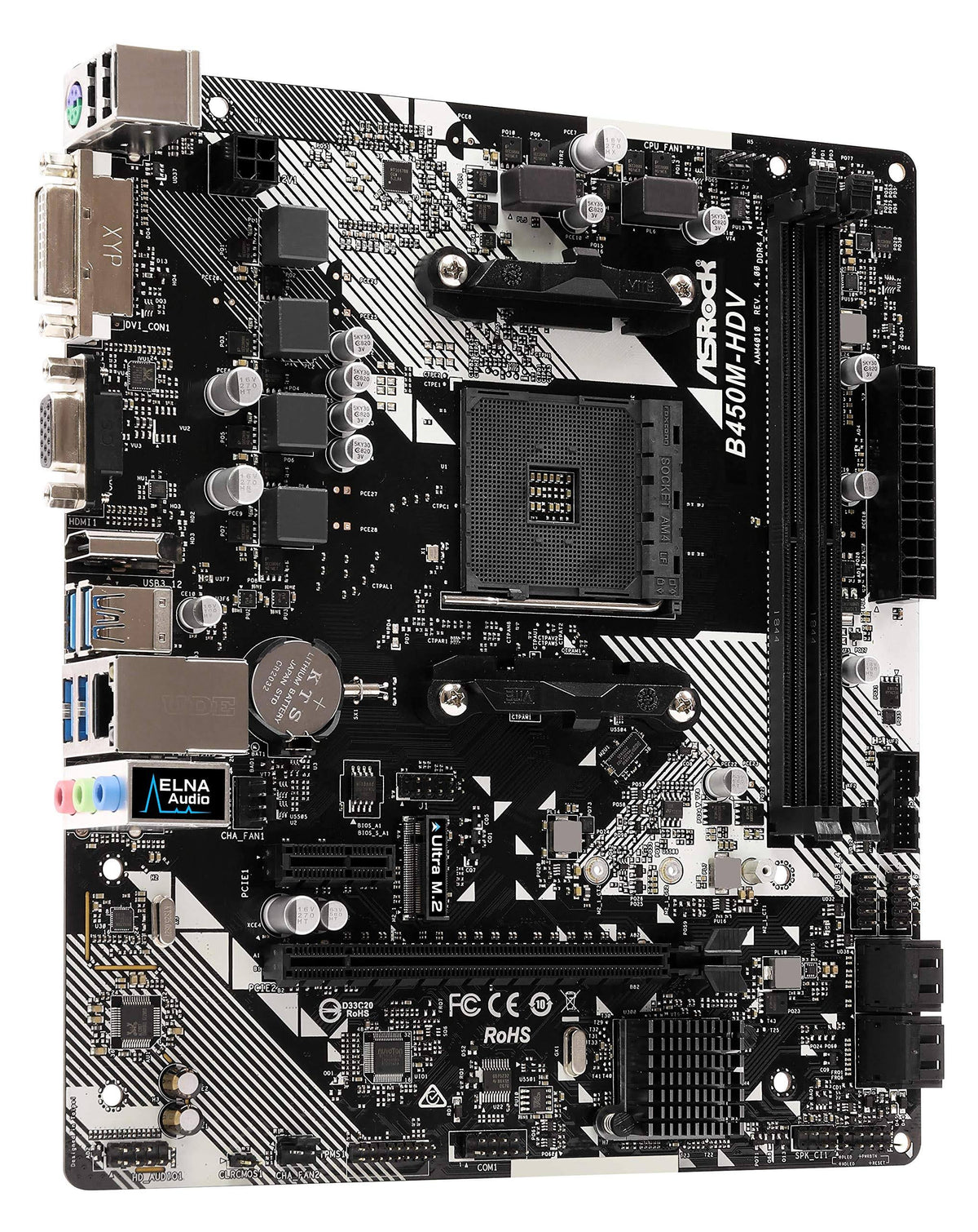 B450 MicroATX Motherboard Socket AM4 R401