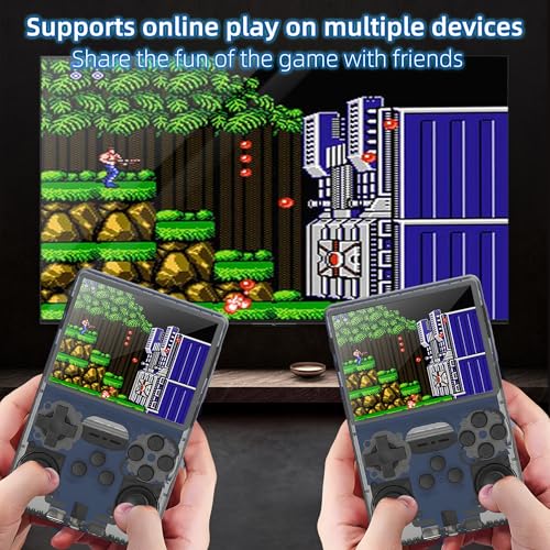 White Handheld Retro Gaming Console with 256GB TF Card V65573