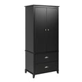 Black Wardrobe Armoire V606