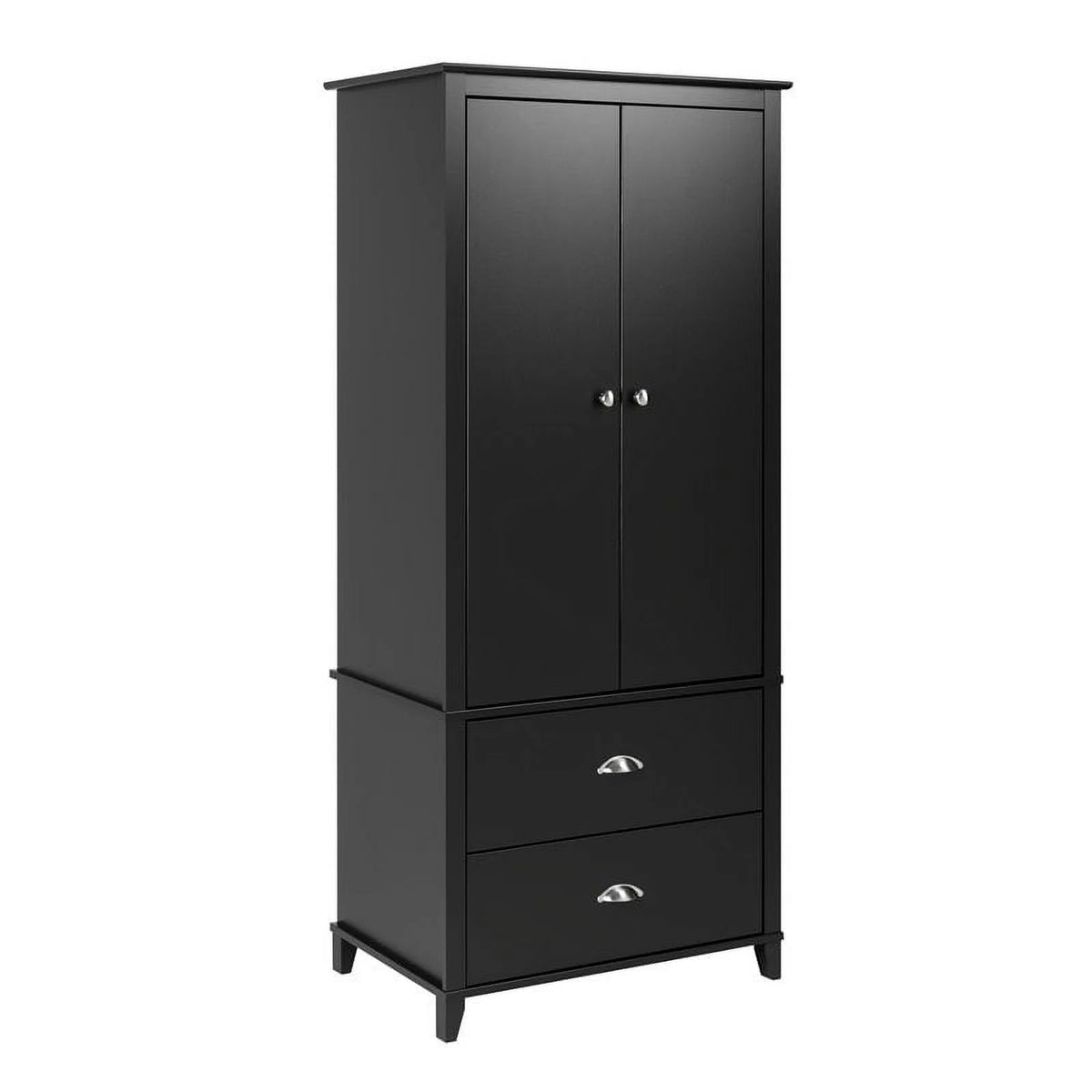 Black Wardrobe Armoire V606