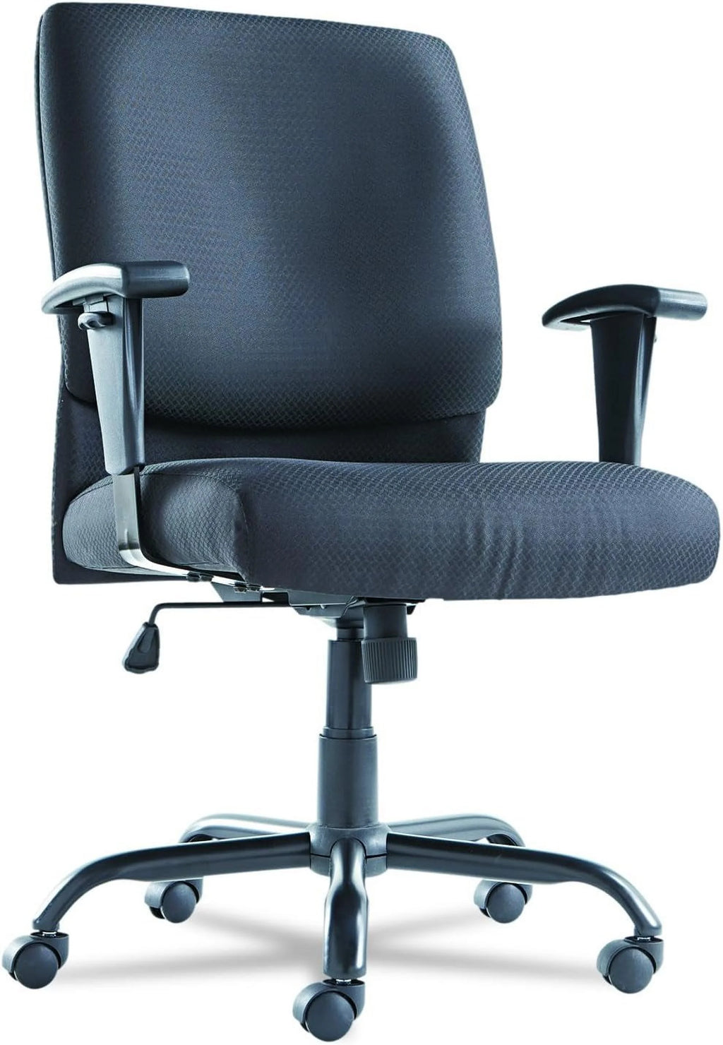 Black Big And Tall Swivel/Tilt-Back Chair P468