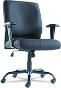 Black Big And Tall Swivel/Tilt-Back Chair P468