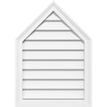 Peaked Top Surface Mount PVC Gable Vent D668