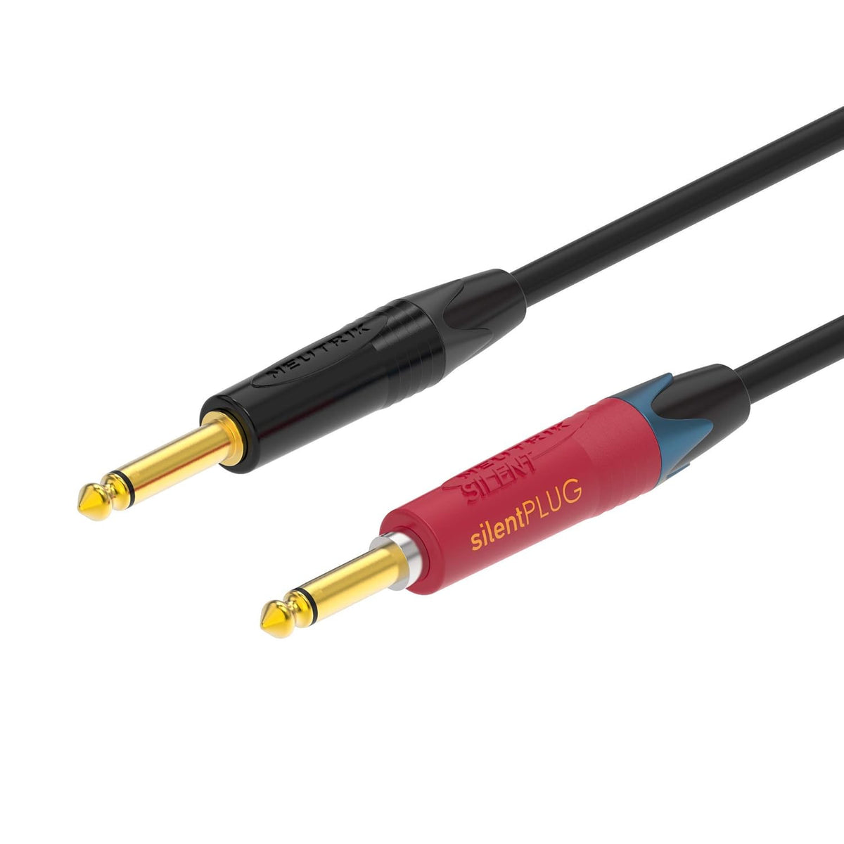 1/4 Inch TS to 1/4 TS Instrument Cable 30 Feet Black K339324