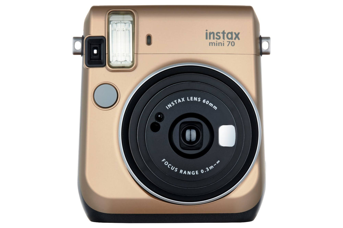 Instax Mini 70 Camera with 10 Shots, Stardust Gold W684410