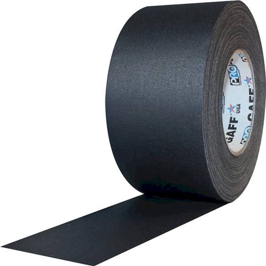 Black Gaffers Tape 3" x 55 Yard Roll Pack of 16 H65303