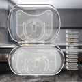 16.2"x11.8" Clear Rotating Tray with 5 Divider S4910