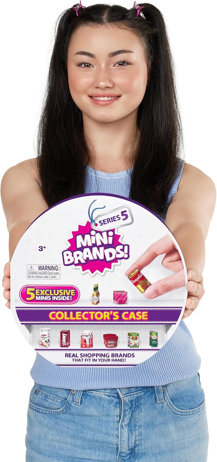 Mini Brands Series 5 Collector's Case with 5 Exclusive Minis K5363