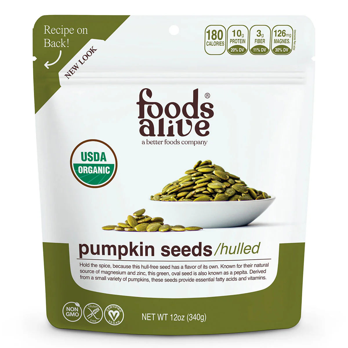 Organic Pumpkin Seeds 12 oz Y74242