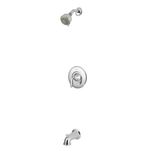 Polished Chrome Tub and Shower Faucet X641