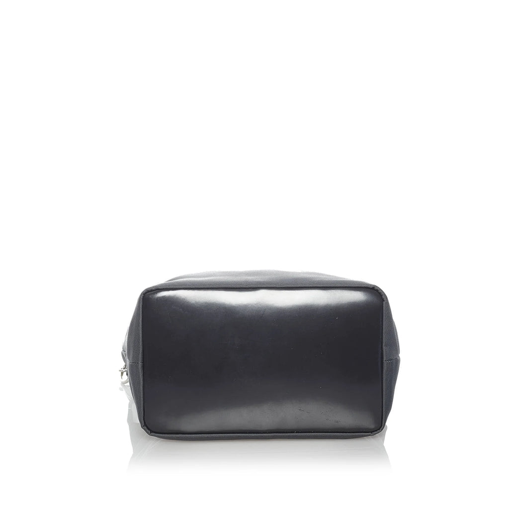 Gray Nylon Shoulder Bag J63004