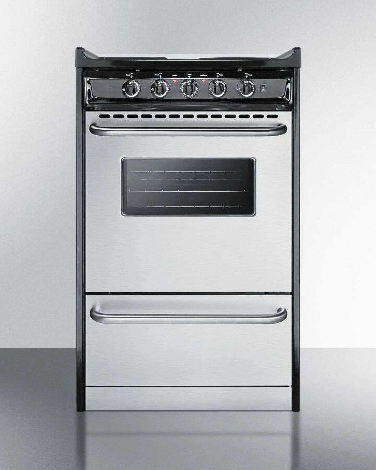 20 in. Slide-in Electric Range with Stainless Steel Doors A9064