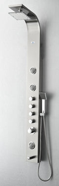Stainless Steel Thermostatic Shower Massage Panel Q577134