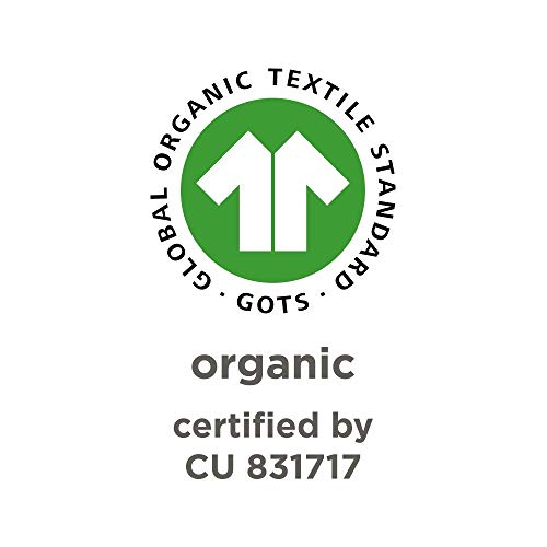100% Organic Cotton Jersey Knit Reversible Quilt Blanket, 37 x 46 Inch K3688