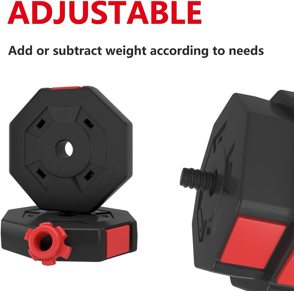 Adjustable Dumbbells with Connecting Rod, Pack of 2 C1996