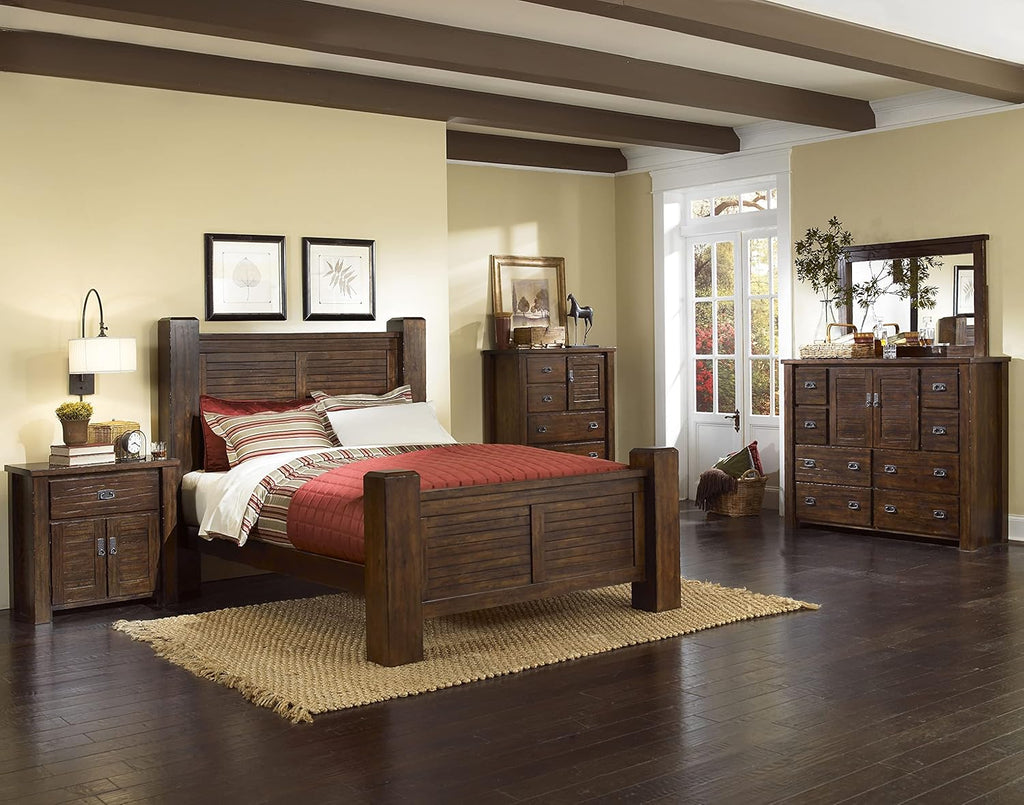 Brown Trestlewood Dresser L42920