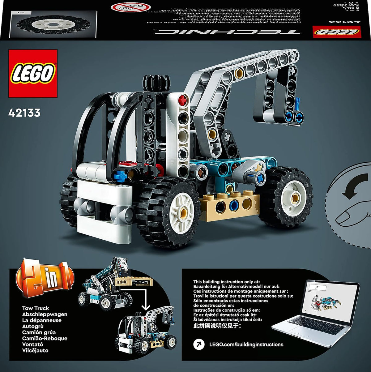 LEGO Technic Telehandler Model Building Kit D6733