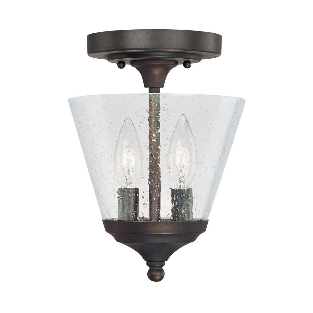 2 Light Foyer Burnished Bronze Z4098