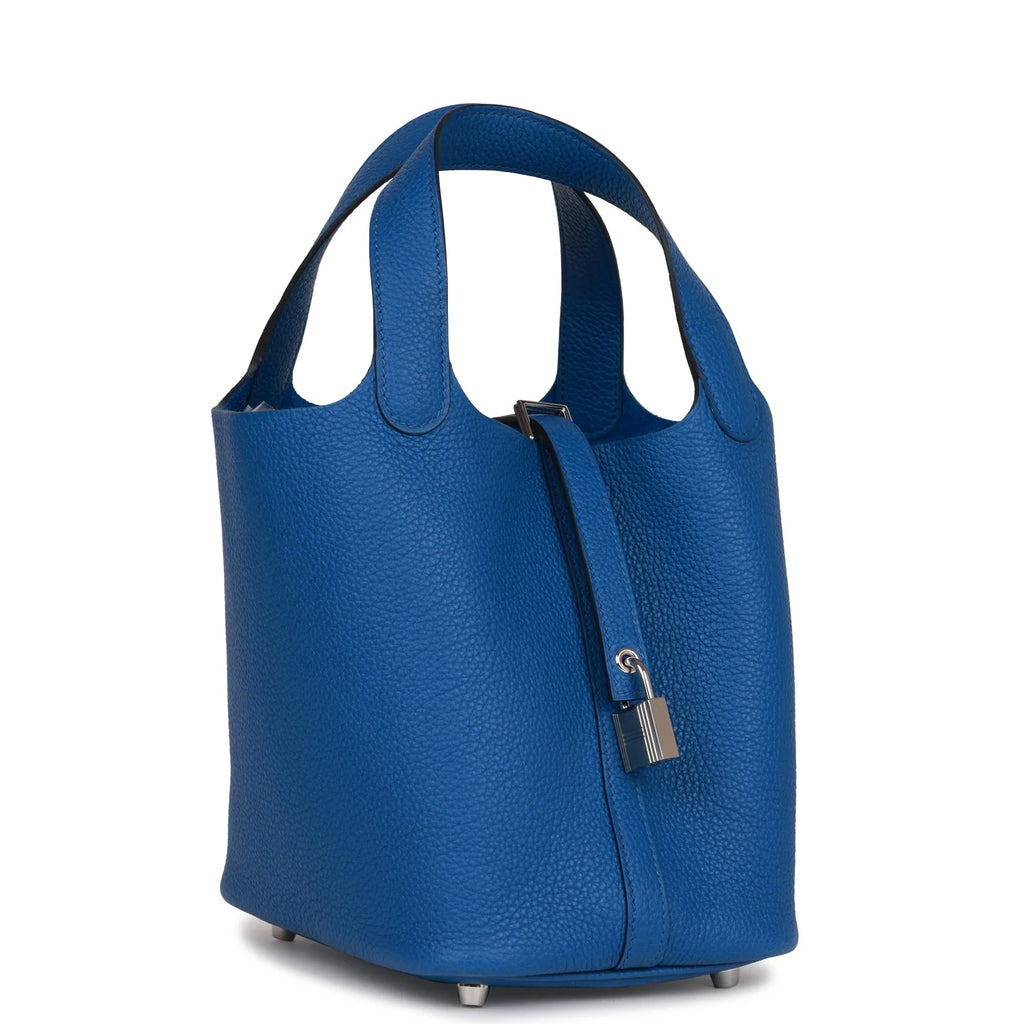 18 Clemence Leather Bucket Bag L47985