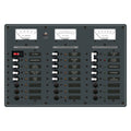 Blue Sea 8084 AC Main +6 Positions/DC Main +15 Positions Toggle Circuit Breaker Panel - Megean W176