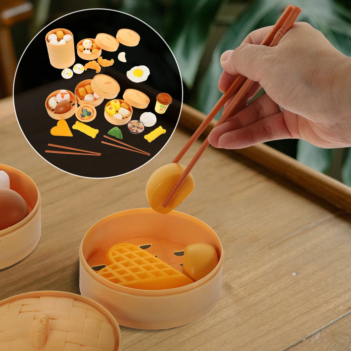 3 Sets/51pcs Kid Cooking Toys Kitchen Toys I636005