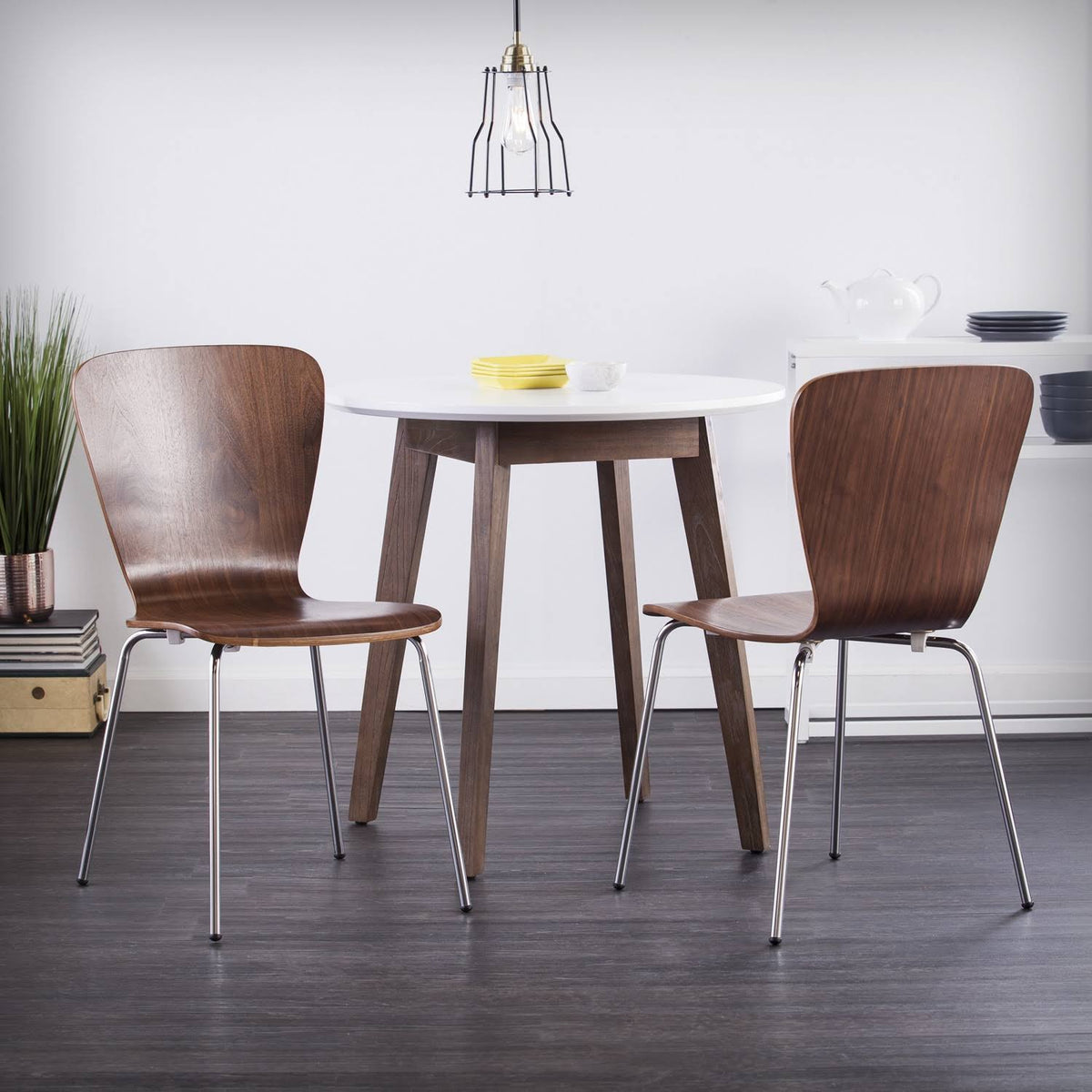 Bentwood Dining Chairs (Set of 2) - Walnut, Brown G798998