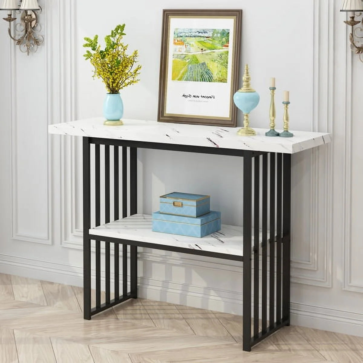 42-Inch Faux Marble Entryway Table H99618