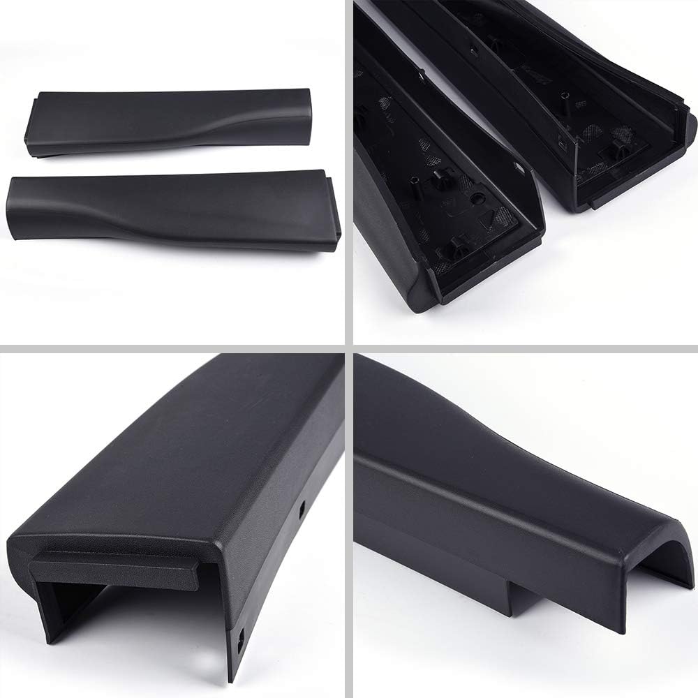 Black Tailgate Protector Molding Trim Caps J179251