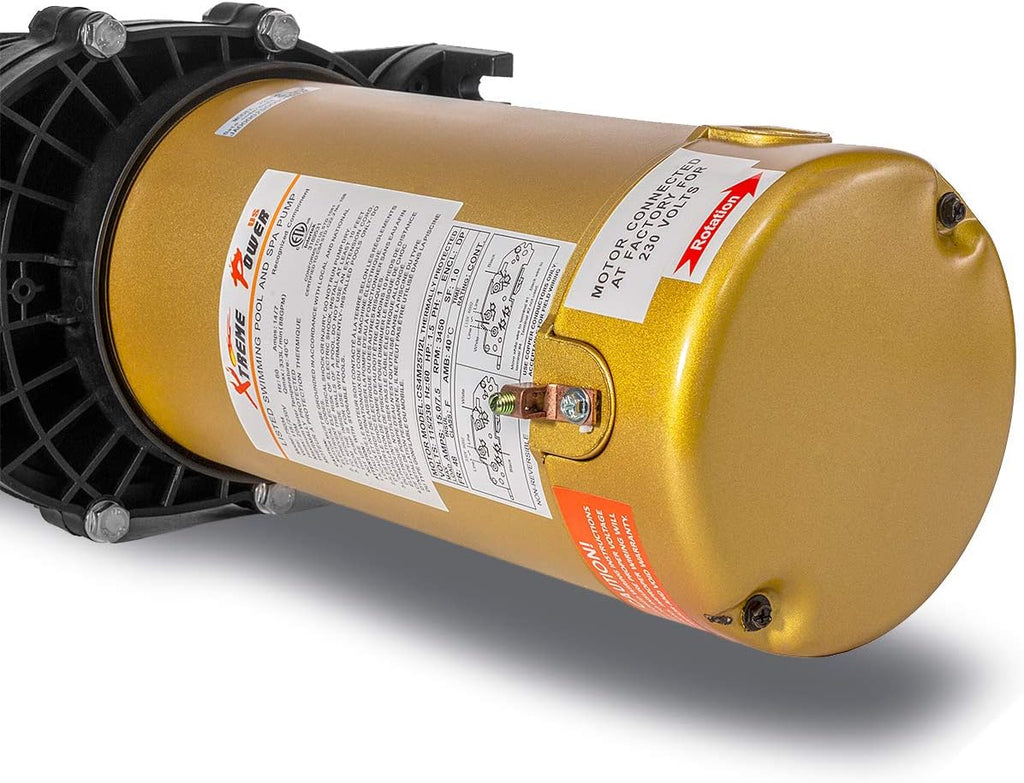 1.5HP Inground Pool Pump 5280GPH 1.5" NPT 220V Dual Speed X30267