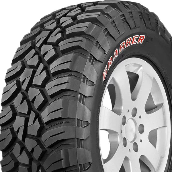 Pair of 2 General Grabber X3 LT265/70R17 121/118Q E Red Letter Rugged Mud Terrain Tires B287