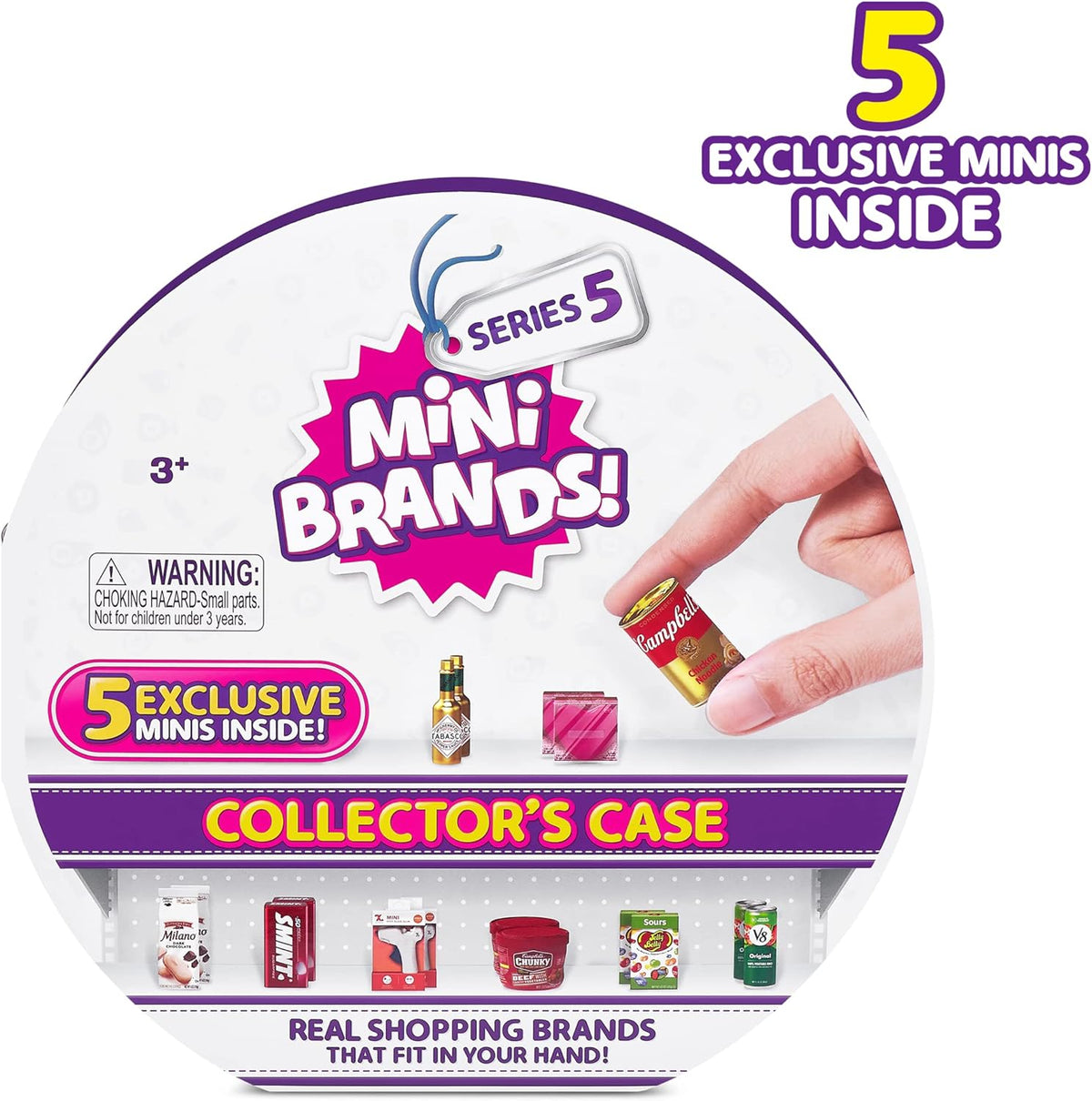 Mini Brands Series 5 Collector's Case with 5 Exclusive Minis K5363