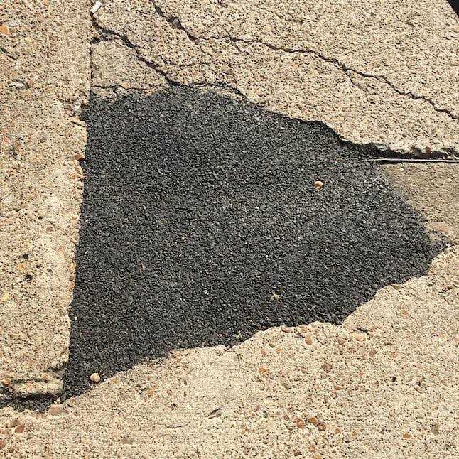 Black Asphalt Patch B798488