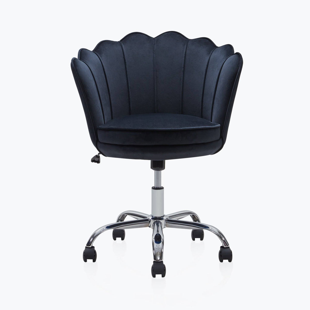 Blue Velvet Swivel Desk Chair H7132