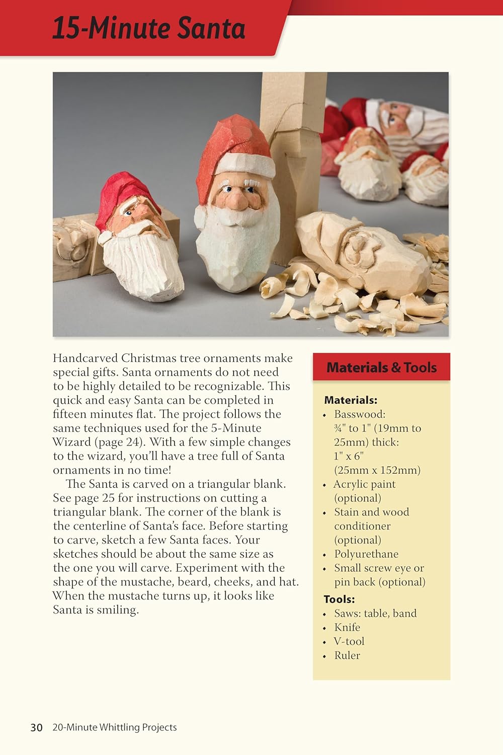 Whittling Projects: Step-by-Step Instructions & Photos to Carve Wood Figures E2819