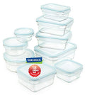 18pc Tempered Glass Storage Container Set Airtight BPA Free P86625