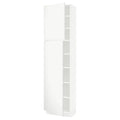 White 2 Door High Cabinet with Shelves O154054