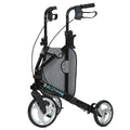 Blue 3 Wheel Rollator with 10” Wheels J175