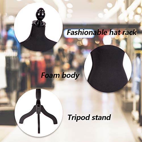 White Height Adjustable Female Dress Model Display Torso with Tripod Stand U555866