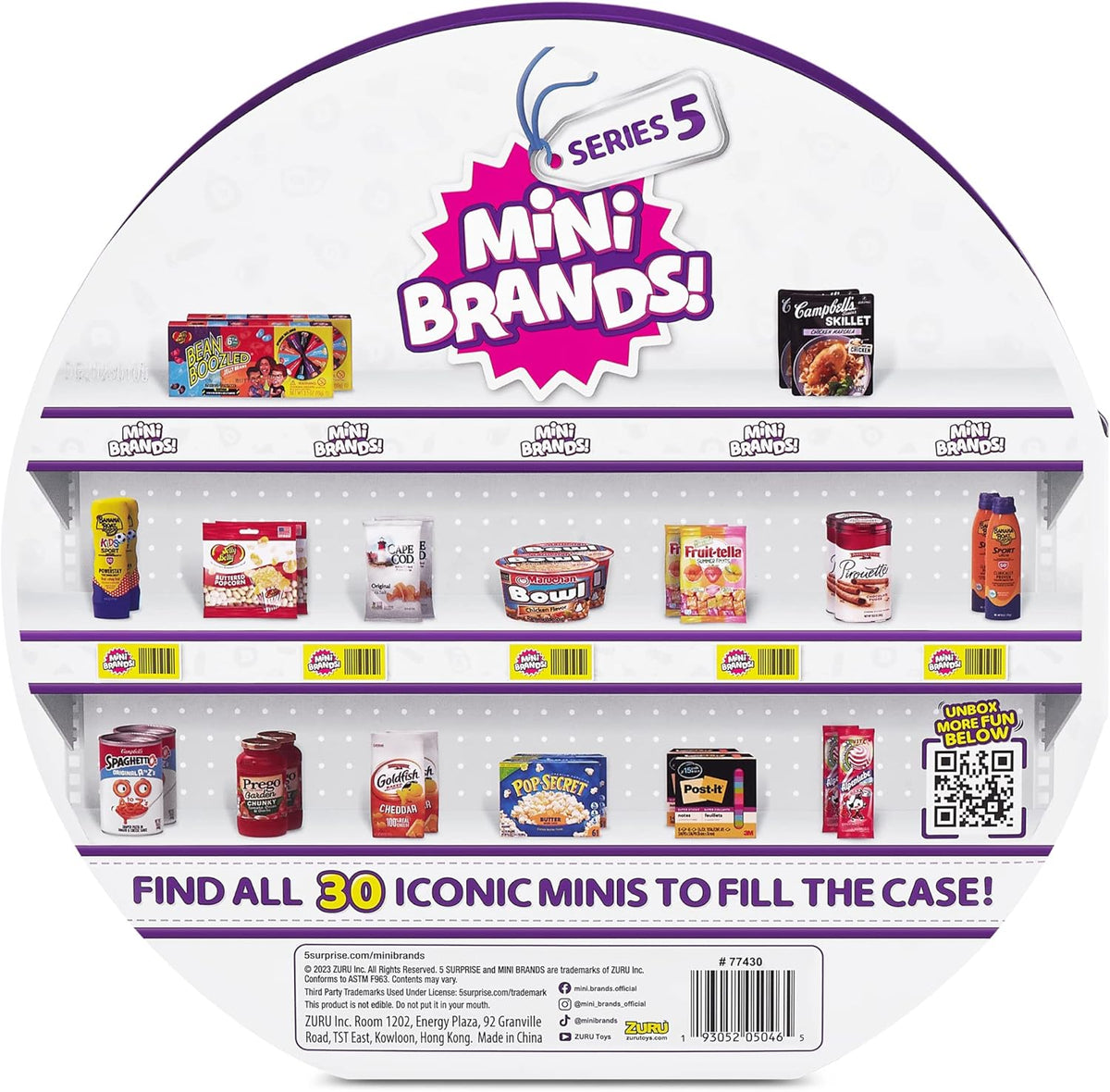 Mini Brands Series 5 Collector's Case with 5 Exclusive Minis K5363