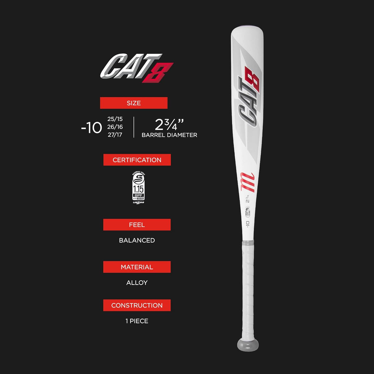 2 3/4" Barrel 26"/ 16 oz Baseball Bat Z736