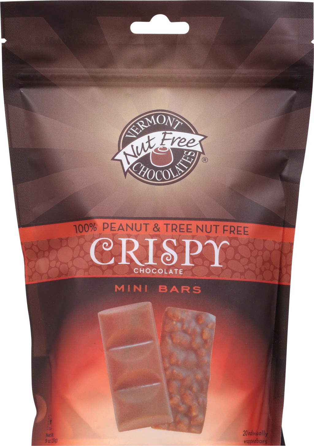 Mini Crispy Chocolate Bars (20 Bars, 9 oz.) Q415